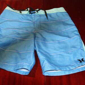 Boys Blue Hurley Board Shorts Size 12/26
